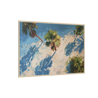 Tropical Palm Trees Artwork | Vibrant Coastal Landscape