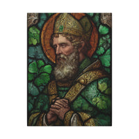 Saint Artwork | Irish Heritage Art | Traditional Green Tones