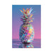 Colorful Pineapple Canvas Art | Abstract Tropical Design