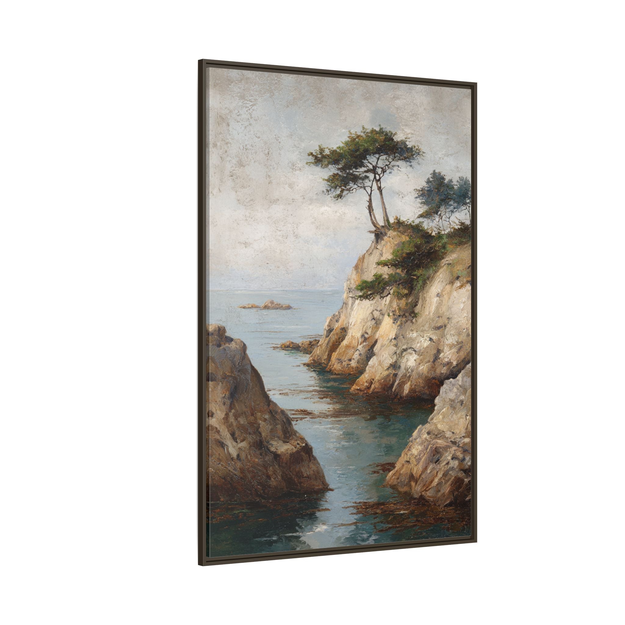 Serene Seaside Landscape Art - Tranquil Coastal Decor