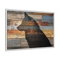 Rustic Wolf Silhouette Wall Art | Nature Inspired Decor
