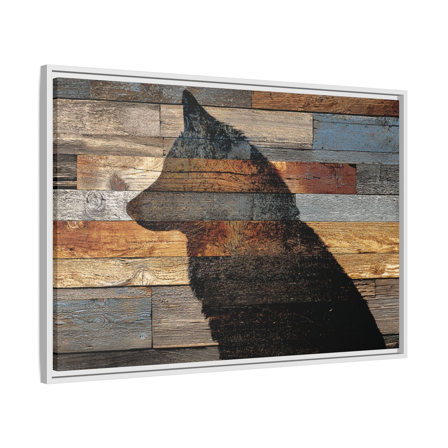 Rustic Wolf Silhouette Wall Art | Nature Inspired Decor