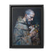 Saint Francis and Rabbit Artwork - Nature Inspired Wall Art