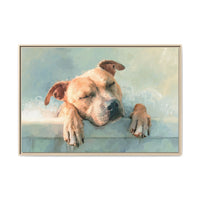 Calming Canine Portrait - Serene Dog Art Print