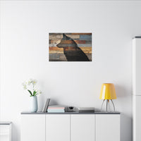 Rustic Wolf Silhouette Wall Art | Nature Inspired Decor