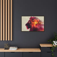 Majestic Lion Watercolor Art | Vibrant Animal Portrait