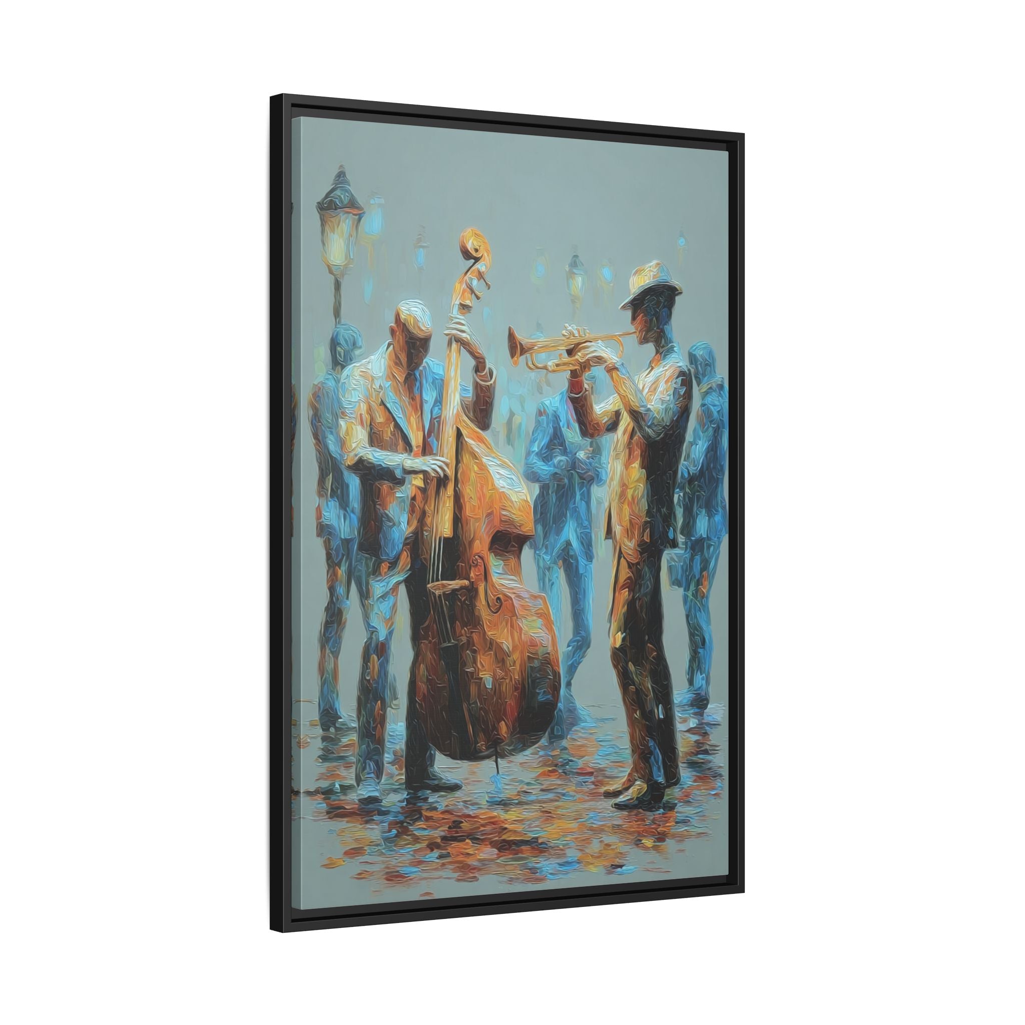 Colorful Jazz Musicians Art for Music Enthusiasts