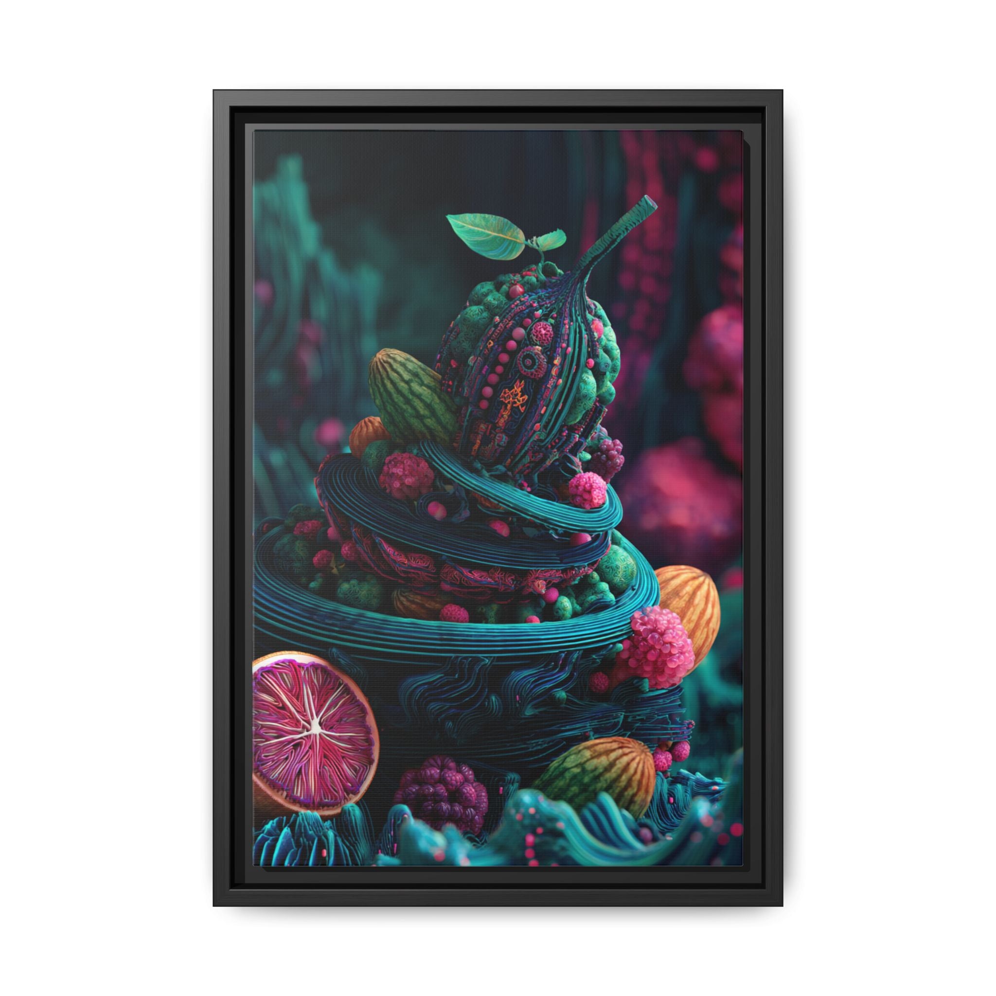 Surreal Fruit Fantasy Art - Vibrant Digital Design