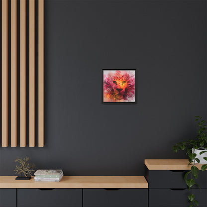 Vibrant Lion Artwork – Bold Watercolor Print