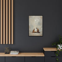 Nativity Scene Art Print - Warm Family Vibes