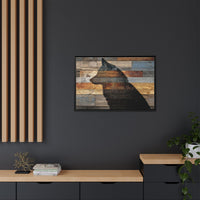 Rustic Wolf Silhouette Wall Art | Nature Inspired Decor