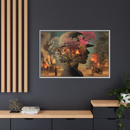 Surreal Botanical Portrait Art | Unique Digital Illustration