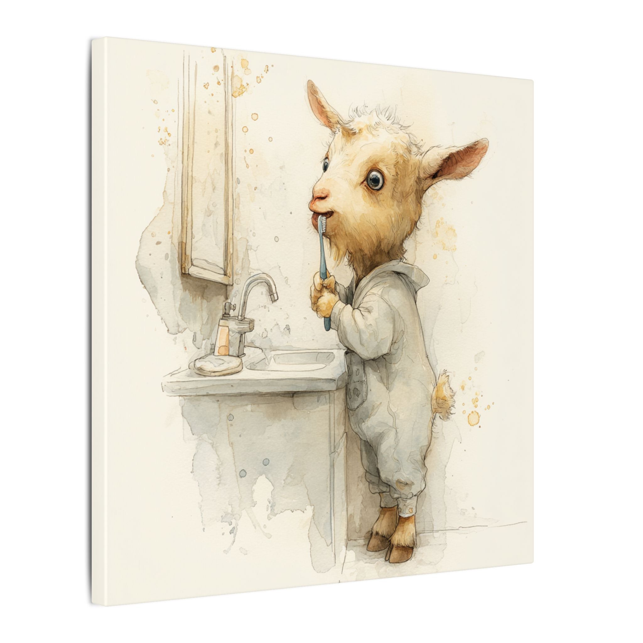 Whimsical Goat Art | Perfect for Children's Rooms