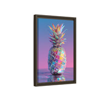 Colorful Pineapple Canvas Art | Abstract Tropical Design