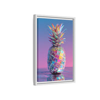 Colorful Pineapple Canvas Art | Abstract Tropical Design