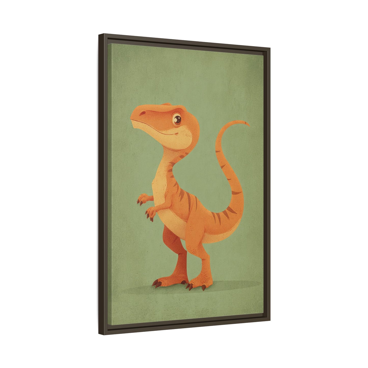 Whimsical Dinosaur Illustration Art for Kids' Rooms