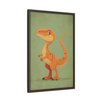 Whimsical Dinosaur Illustration Art for Kids' Rooms