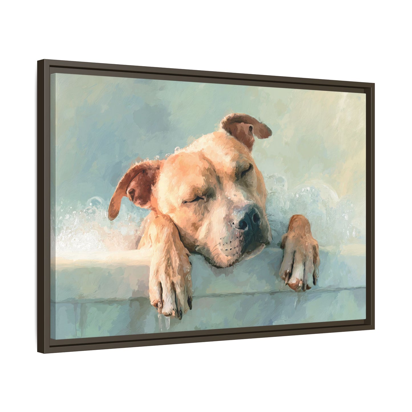 Calming Canine Portrait - Serene Dog Art Print