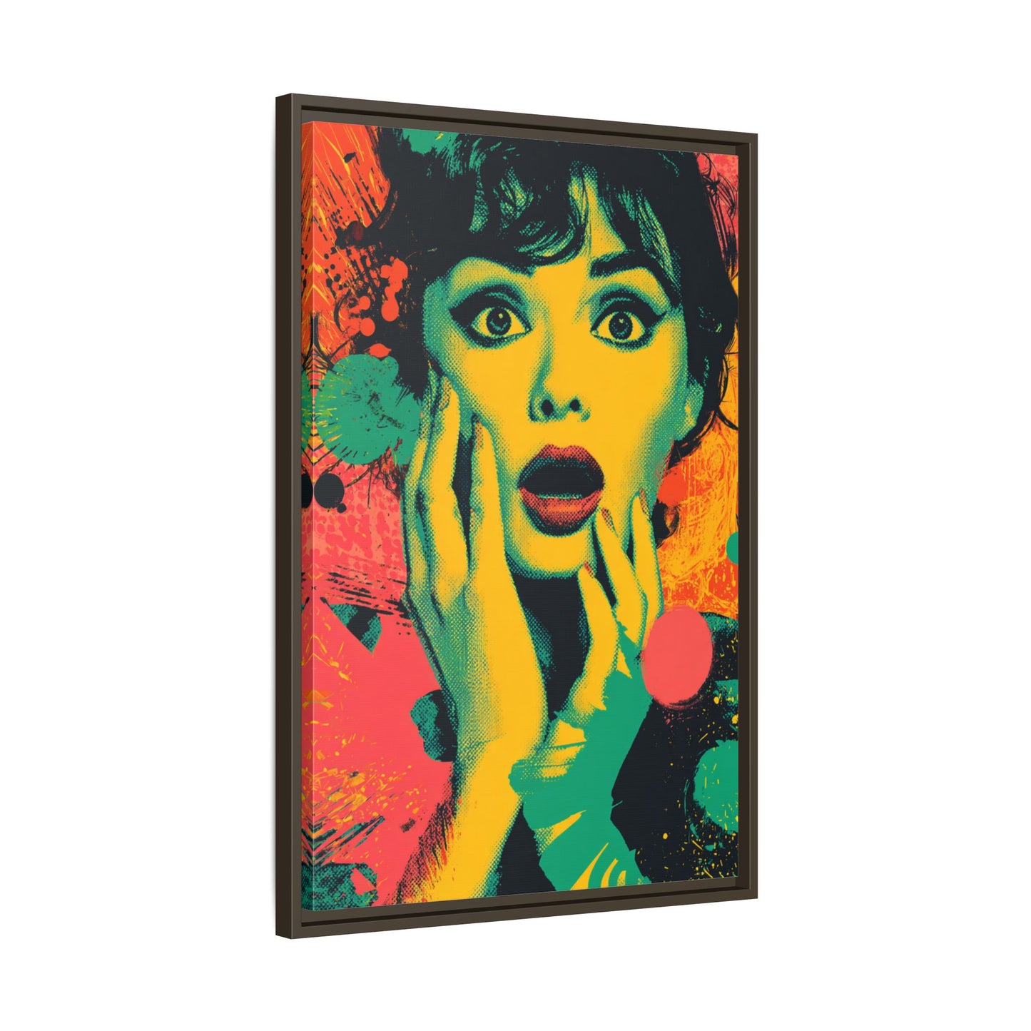 Surreal Pop Art Woman – Vibrant Modern Wall Art