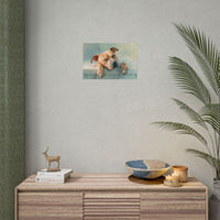 Calming Canine Portrait - Serene Dog Art Print