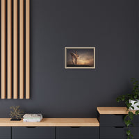 Rustic Cross Wall Art with Draped Fabric | Inspirational Decor