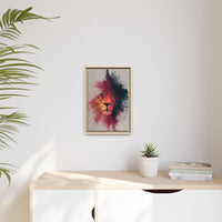 Majestic Lion Watercolor Art | Vibrant Animal Portrait
