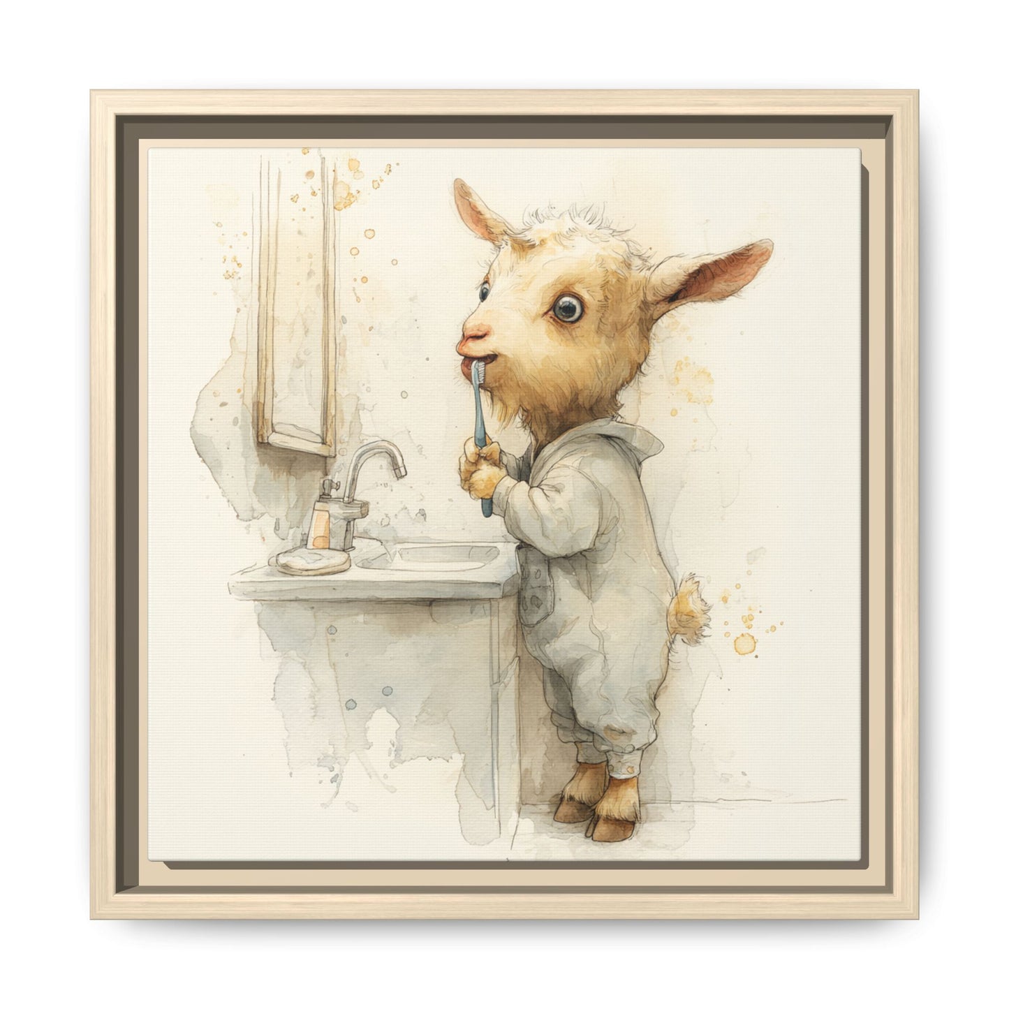 Whimsical Goat Art | Perfect for Children's Rooms