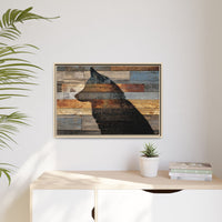 Rustic Wolf Silhouette Wall Art | Nature Inspired Decor