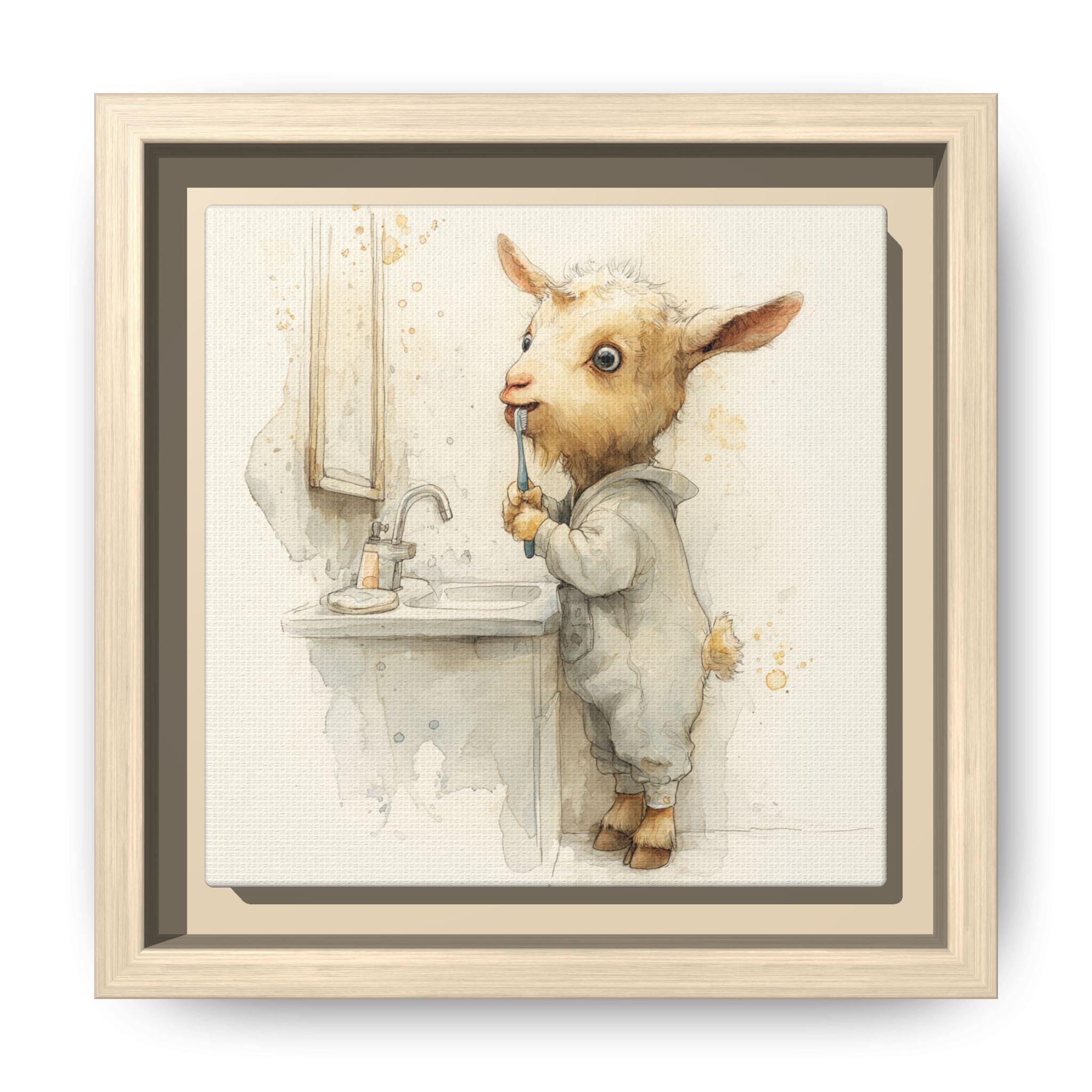 Whimsical Goat Art | Perfect for Children's Rooms