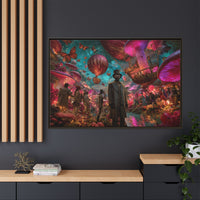 Whimsical Hot Air Balloon Fantasy Artwork | Surreal Landscape