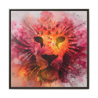 Vibrant Lion Watercolor Artwork | Animal Portrait