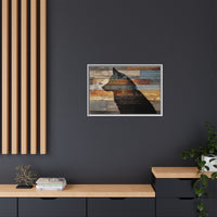 Rustic Wolf Silhouette Wall Art | Nature Inspired Decor