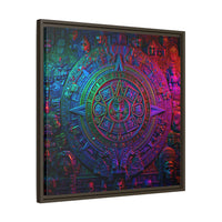Aztec Mandala Wall Art - Colorful Cultural Decor