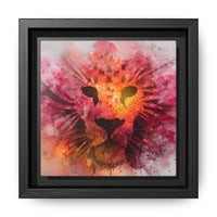 Vibrant Lion Artwork – Bold Watercolor Print