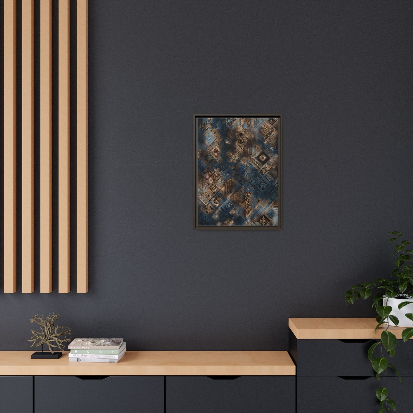 Intricate Geometric Wall Art - Abstract Pattern