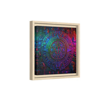 Aztec Mandala Wall Art - Colorful Cultural Decor