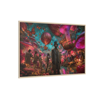 Whimsical Hot Air Balloon Fantasy Artwork | Surreal Landscape