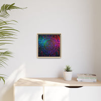 Aztec Mandala Wall Art - Colorful Cultural Decor