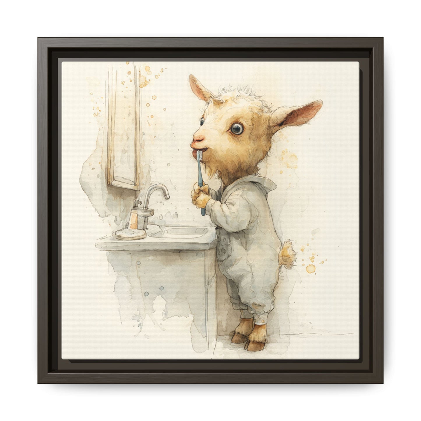 Whimsical Goat Art | Perfect for Children's Rooms