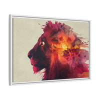 Majestic Lion Watercolor Art | Vibrant Animal Portrait