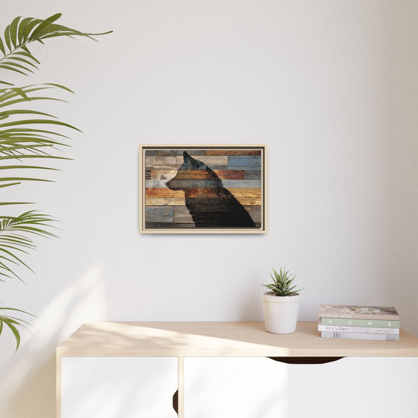 Rustic Wolf Silhouette Wall Art | Nature Inspired Decor