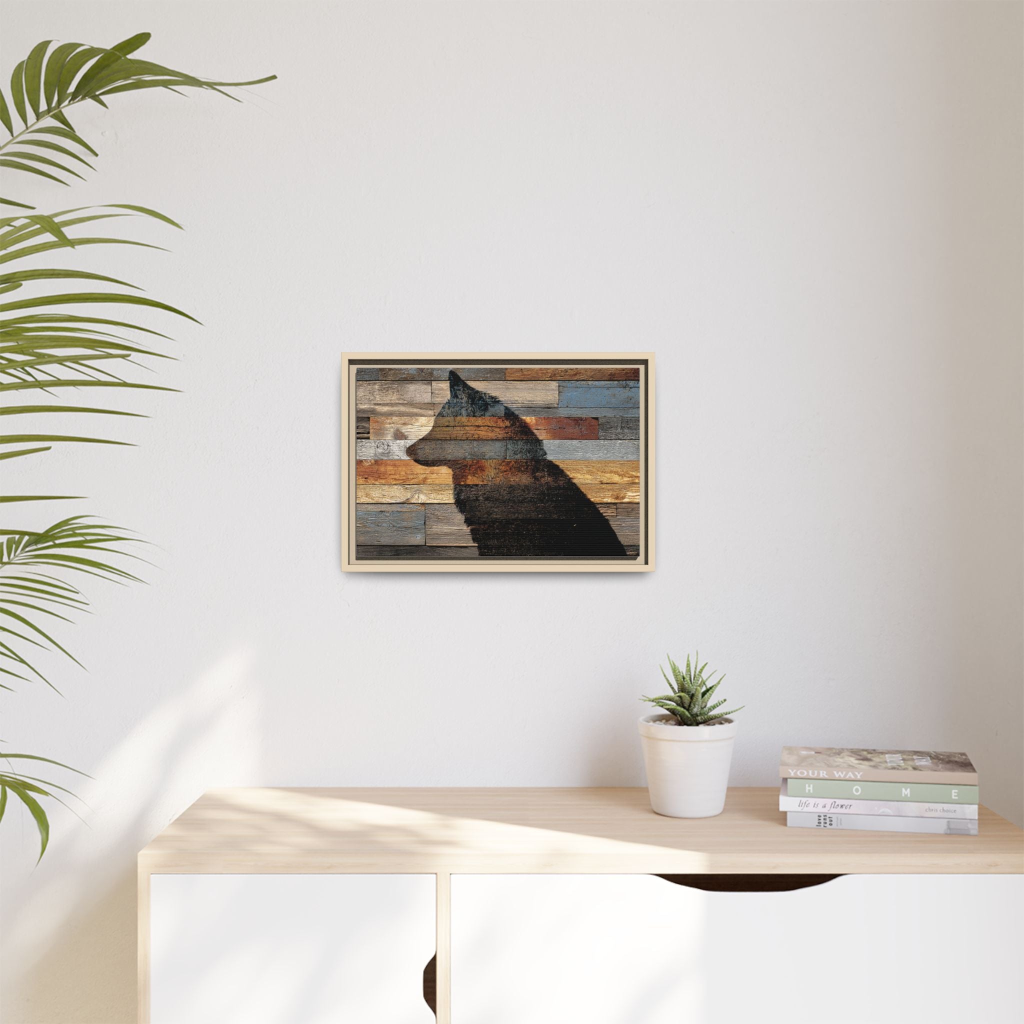 Rustic Wolf Silhouette Wall Art | Nature Inspired Decor