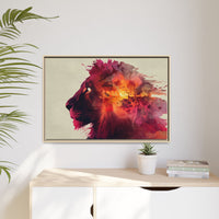Majestic Lion Watercolor Art | Vibrant Animal Portrait