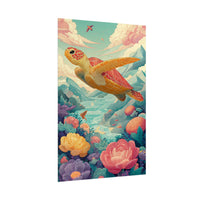 Vibrant Turtle Art | Whimsical Nature Illustration
