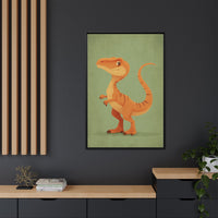 Whimsical Dinosaur Illustration Art for Kids' Rooms
