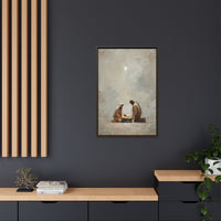 Nativity Scene Art Print - Warm Family Vibes