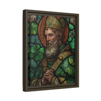 Saint Artwork | Irish Heritage Art | Traditional Green Tones