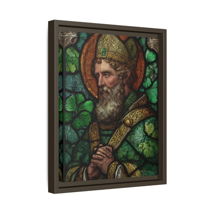 Saint Artwork | Irish Heritage Art | Traditional Green Tones