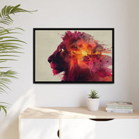 Majestic Lion Watercolor Art | Vibrant Animal Portrait
