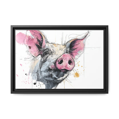 Whimsical Pig Art Print
